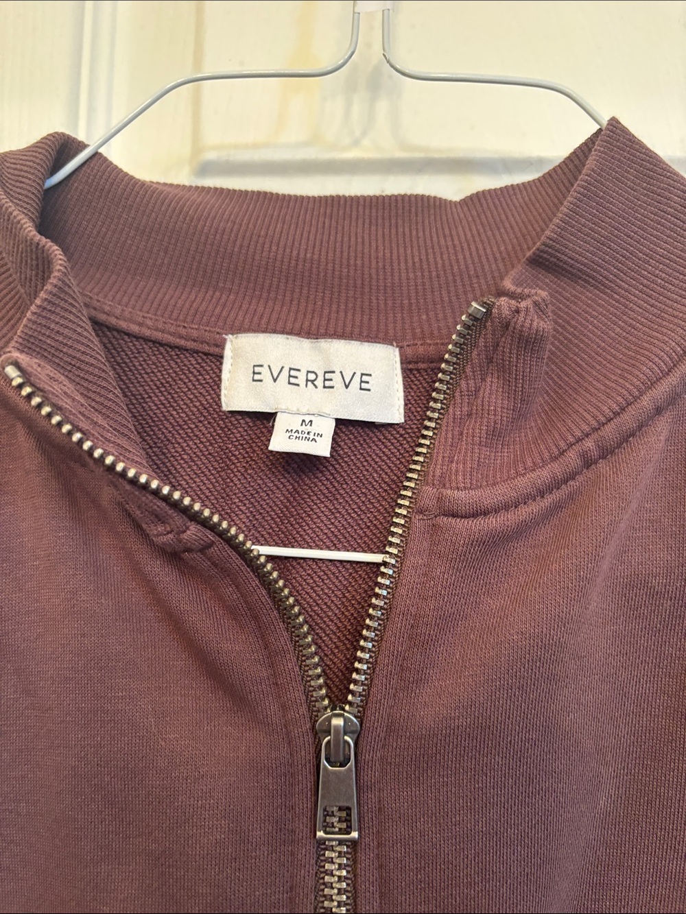 Evereve Puff-Sleeve Zip Bomber Jacket in brown - Picture 2 of 4